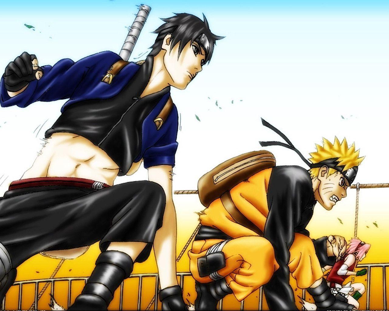 Sai Naruto and Sakura Shippuuden wallpaper
