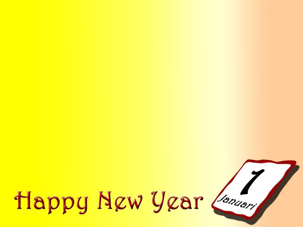 Januari 1 Happy New Year Download PowerPoint Background