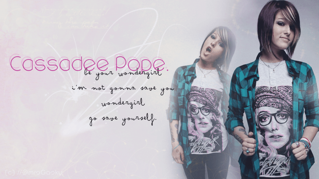 idontwannadance: Cassadee Pope wallpaper made. urie
