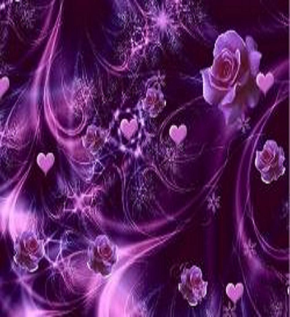 Purple Roses 55 Background
