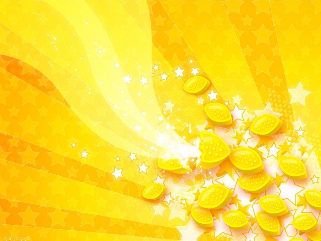 image For > Bright Yellow Wallpaper