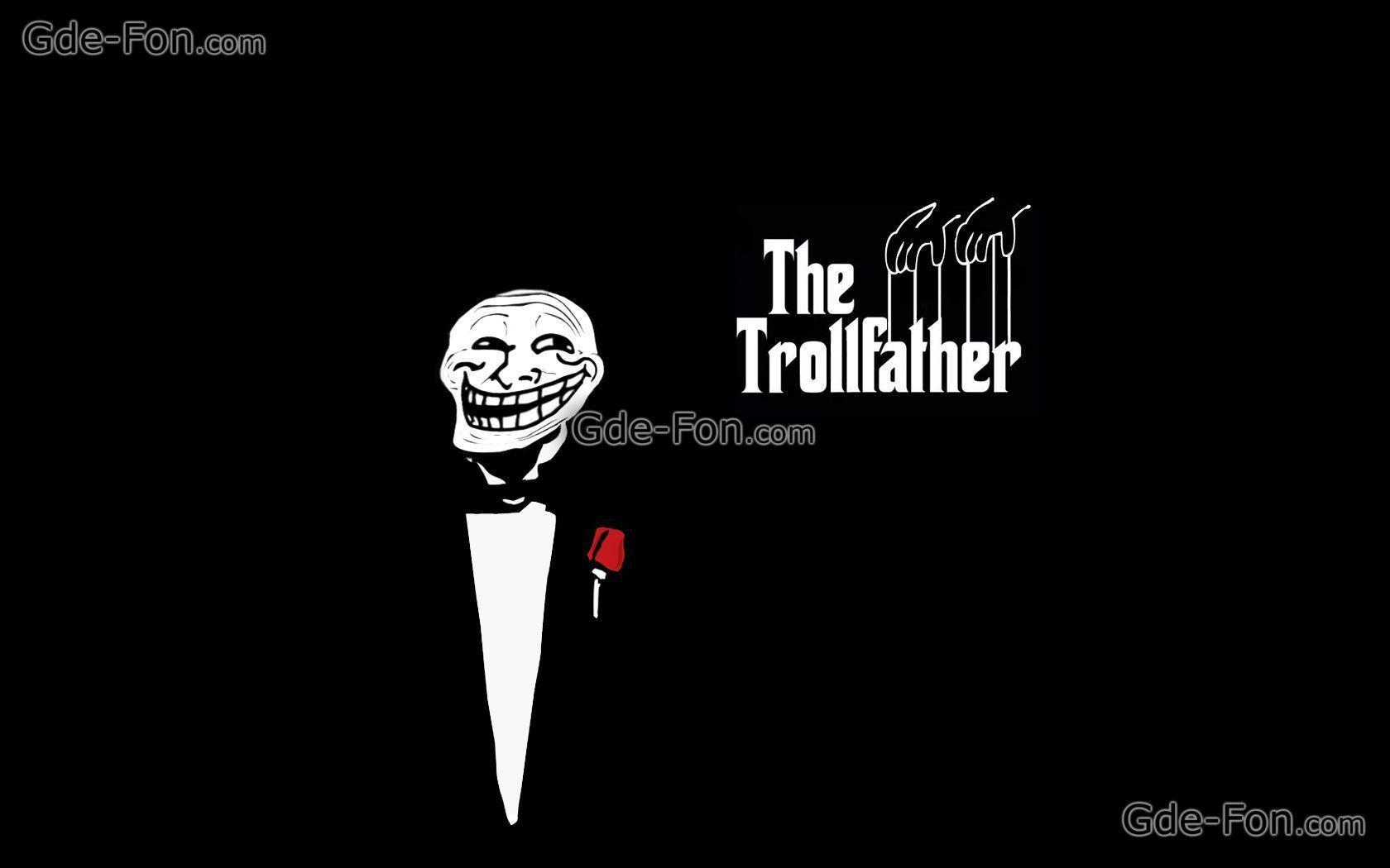 Download wallpaper trololo, godfather, troll, coolface free