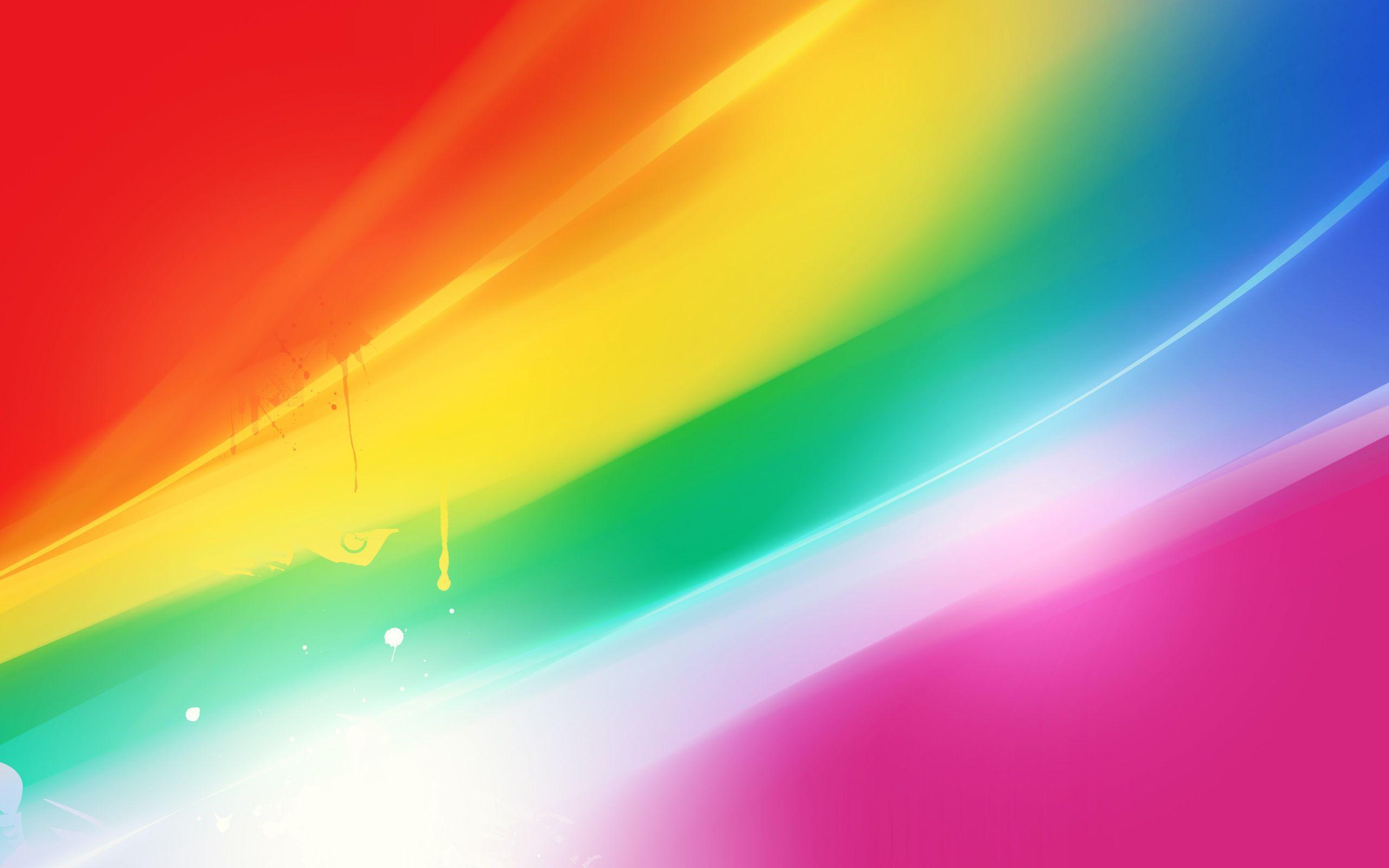 Rainbow Colorful Wallpaper For Desktop Wallpaper. High