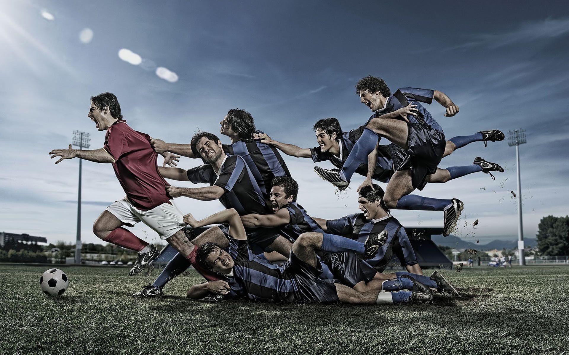 Desktop Wallpaper · Gallery · Sports · Football penalty. Free