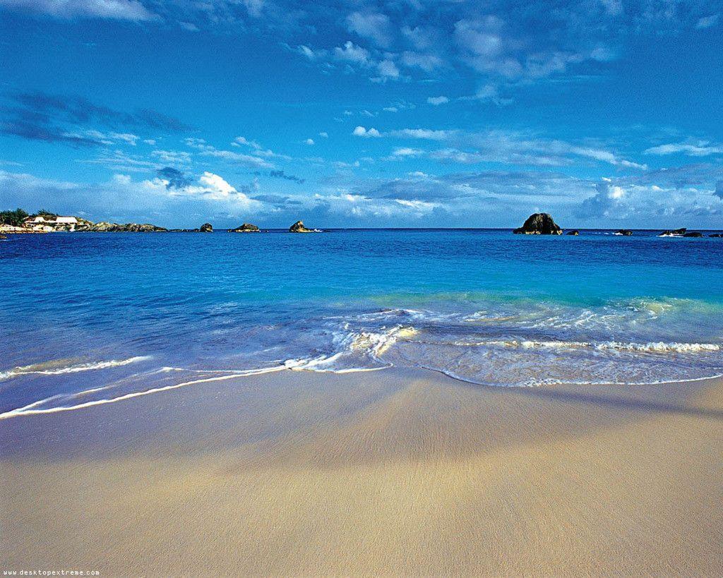 Beach Sand Water Scenery Wallpaper and Picture. Imageize: 329