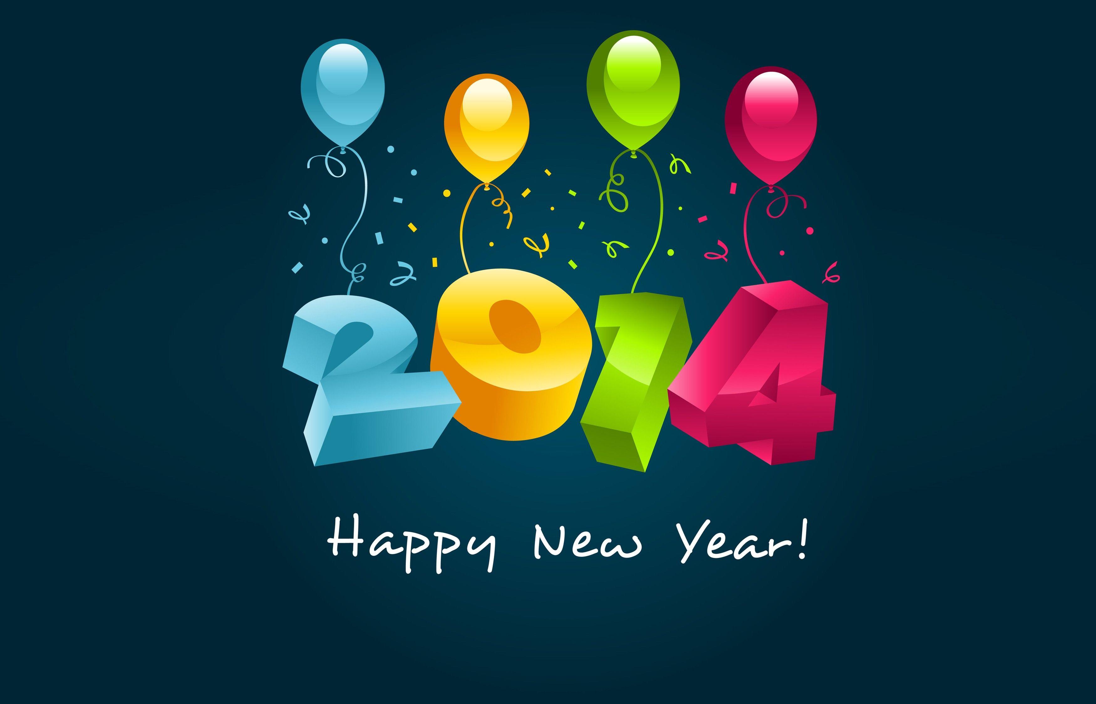 Free Happy New Year Wallpaper 2014 Designs