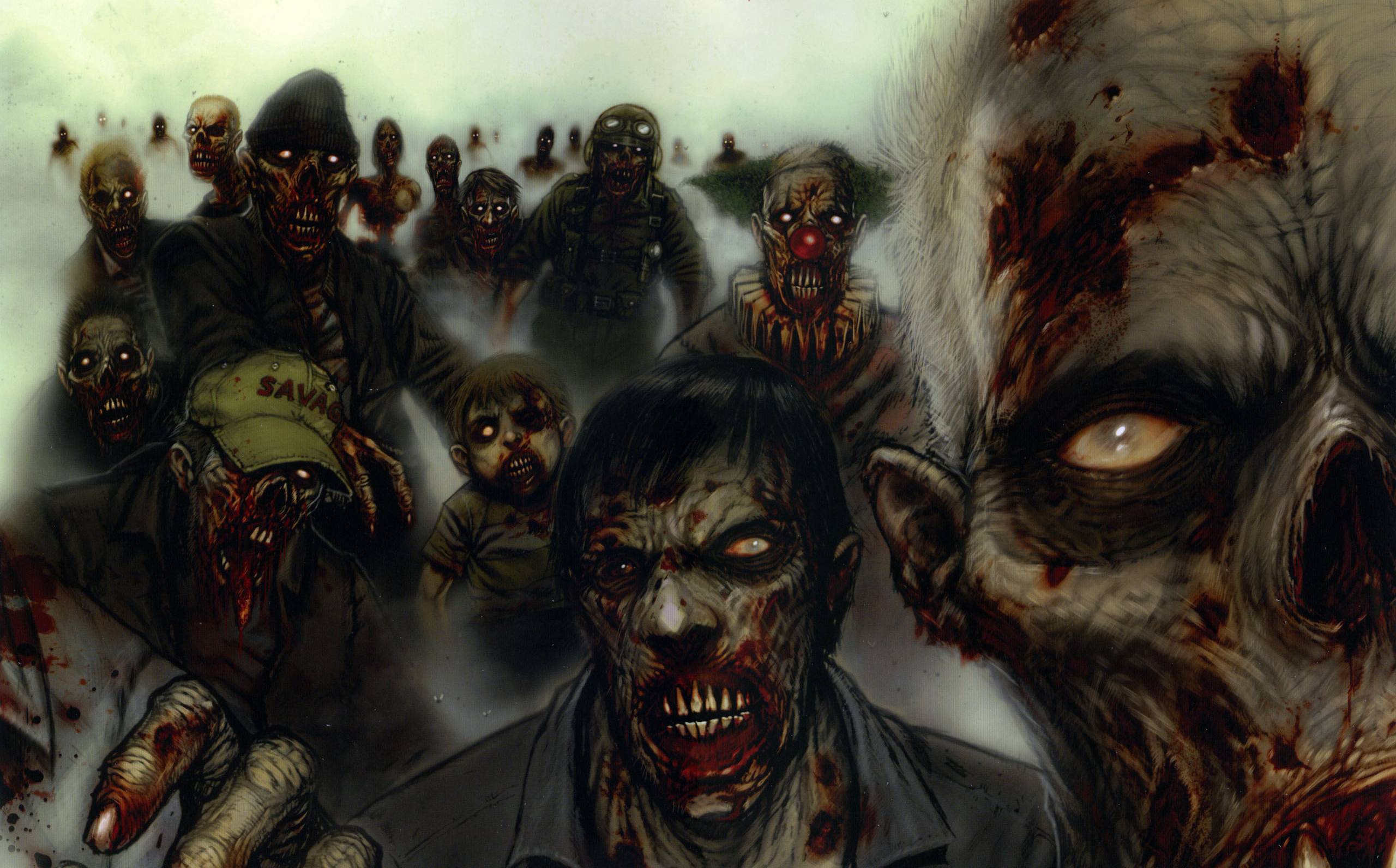 Scary Zombie Wallpapers - Wallpaper Cave