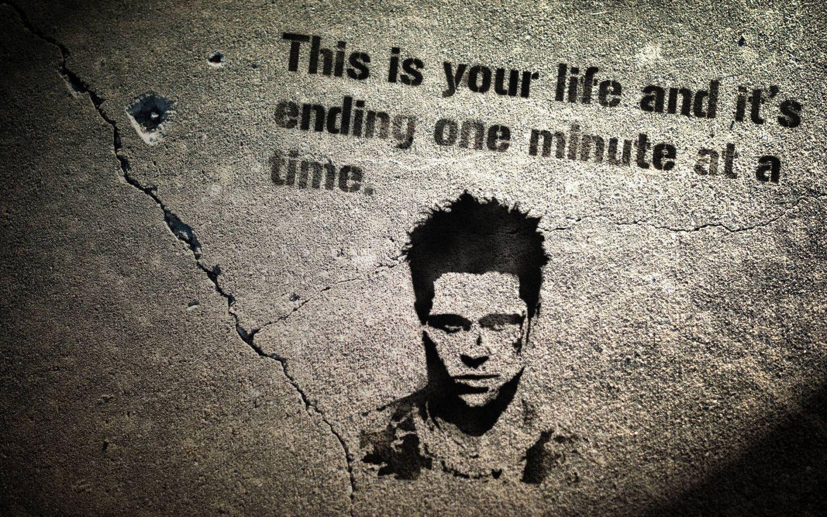 Quote From Fight Club / Movies / Screen Wallpaper