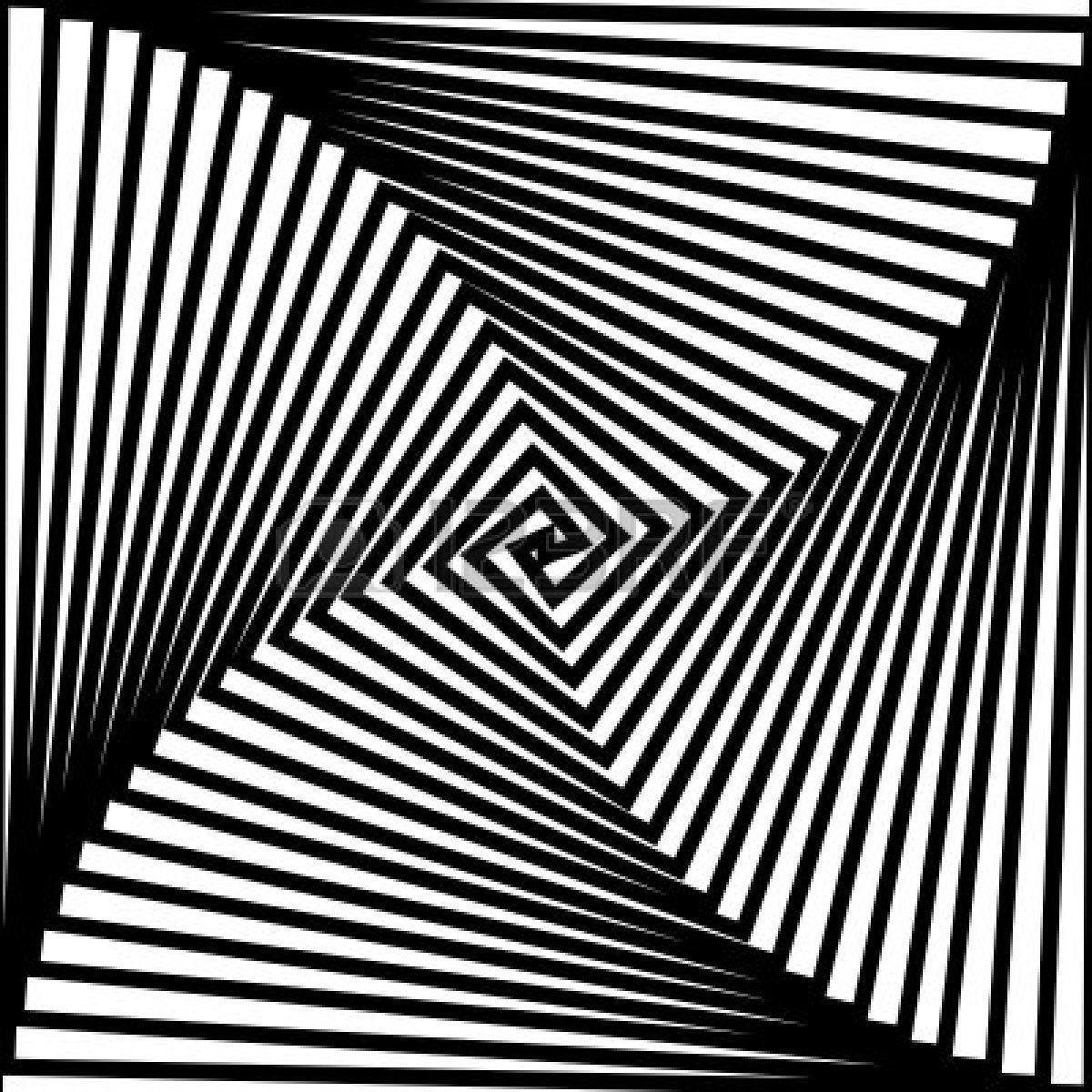 Black And White Hypnotic Wallpaper 1200x1200 px Free Download