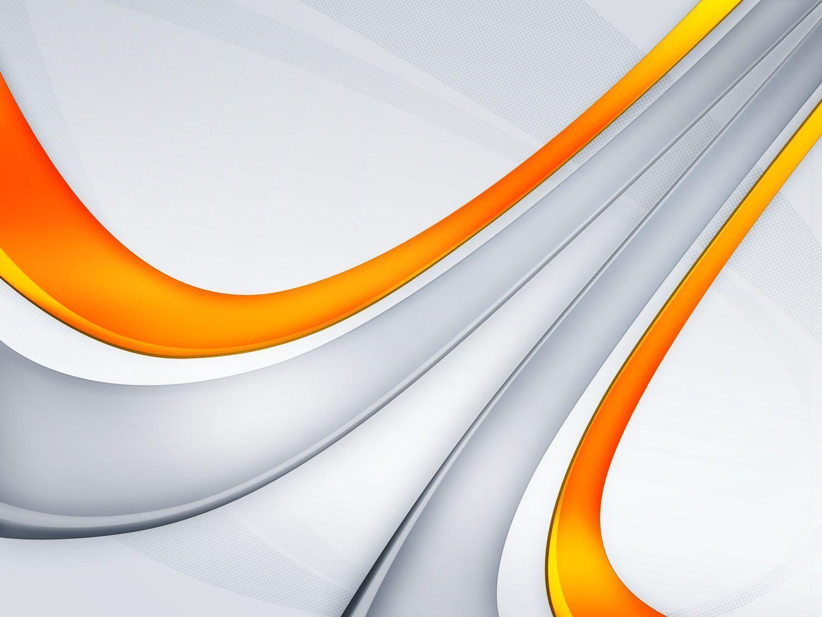 Desktop orange white backgrounds
