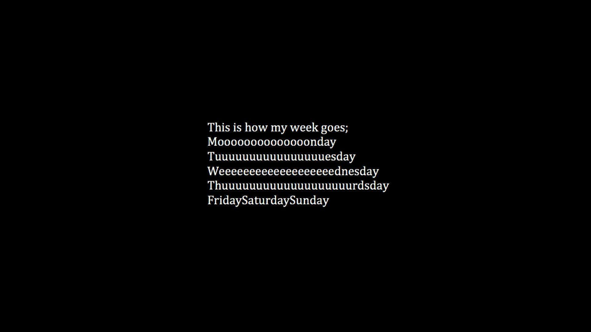 Text Funny Black Background Wallpaper