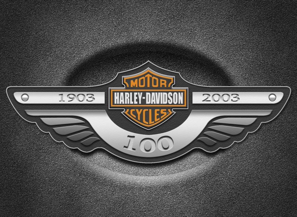 attractive harley davidson logo grey wallpaper other