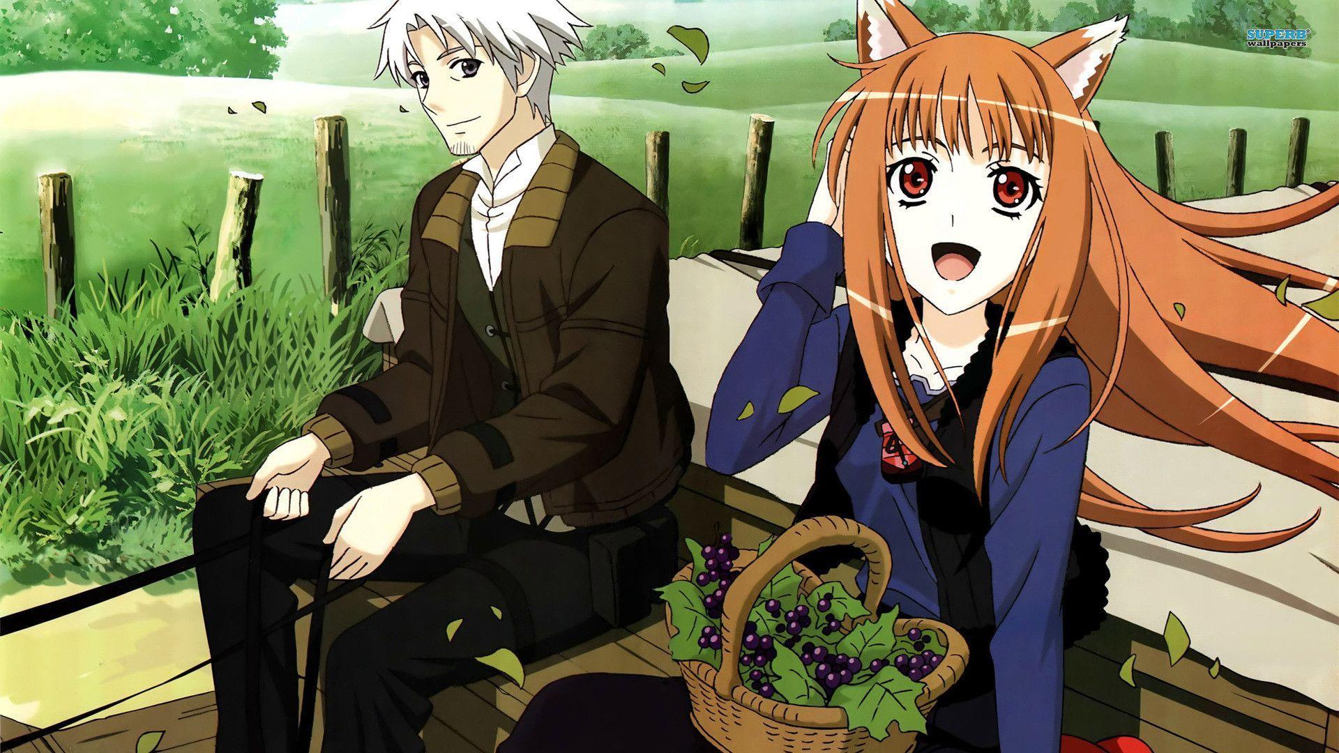 Spice And Wolf Wallpaper Holo And Lawrence