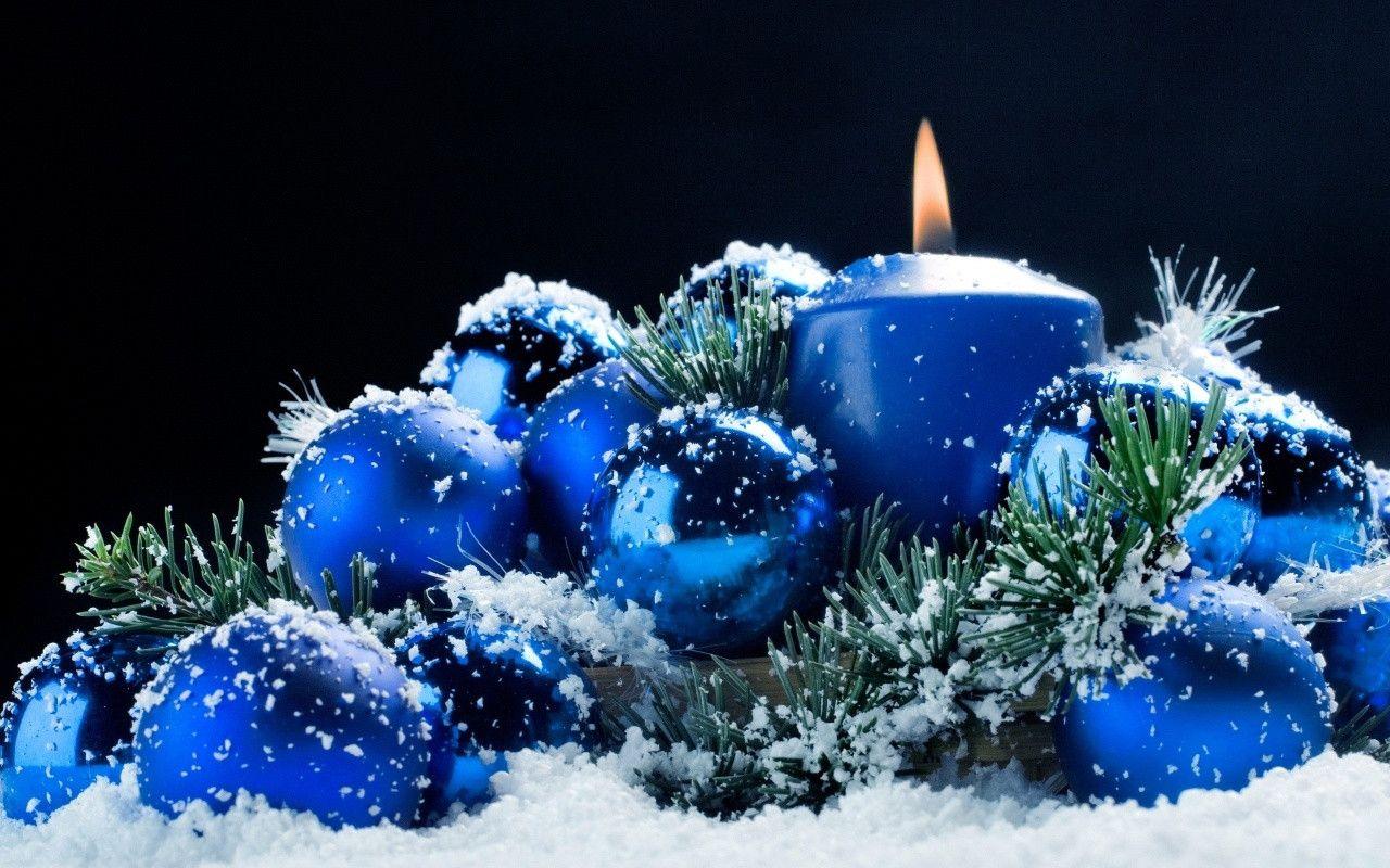 Blue Christmas. Download HD Wallpaper