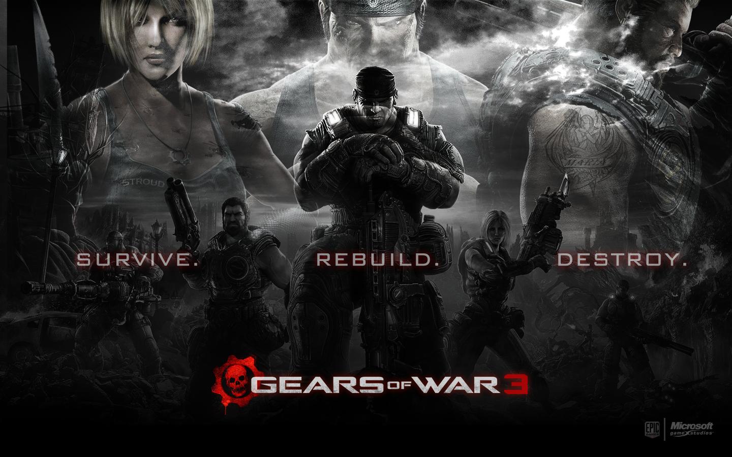 Gears Of War 3 HD Game Wallpaper. TopGam HD Game