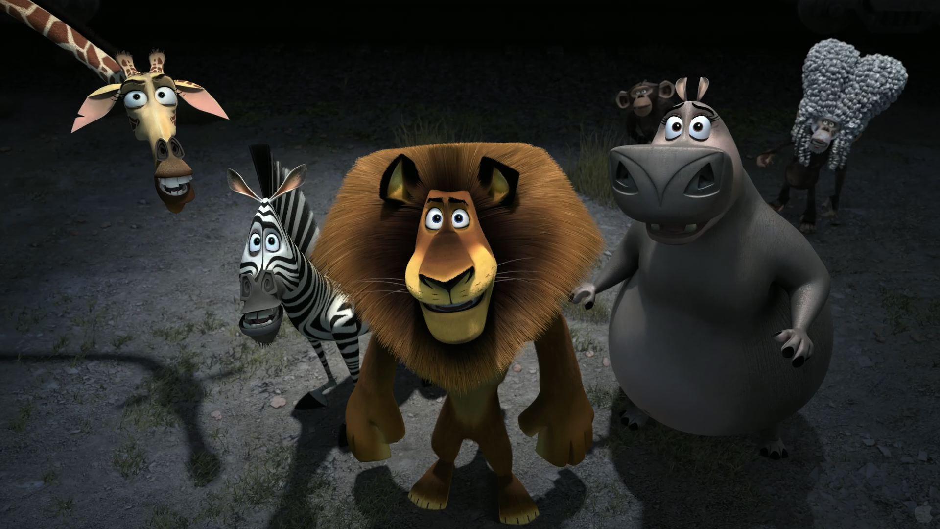 The Animals of Madagascar 3: Europe&Most Wanted Desktop Wallpapers