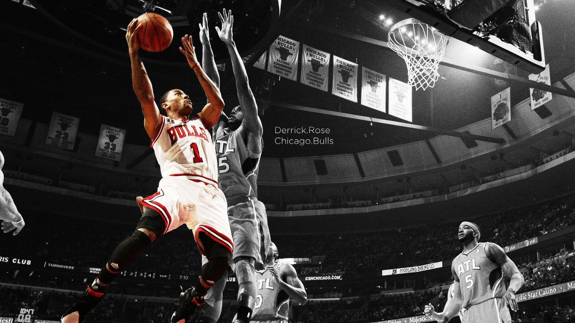 Derrick Rose Chicago Bulls Widescreen Wallpaper. Wide Wallpaper.NET