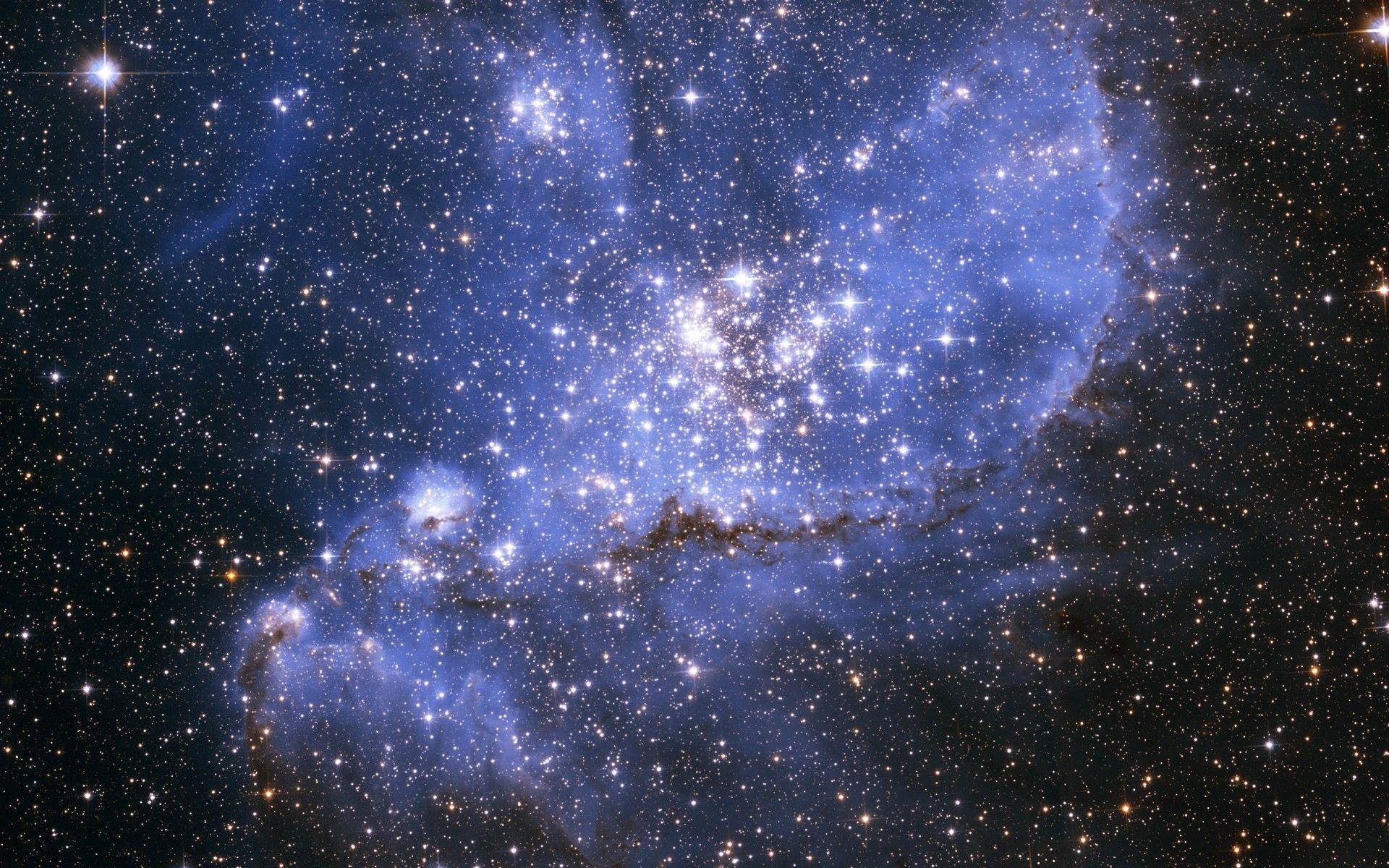 Wallpaper sparkly star outer space desktop image taken