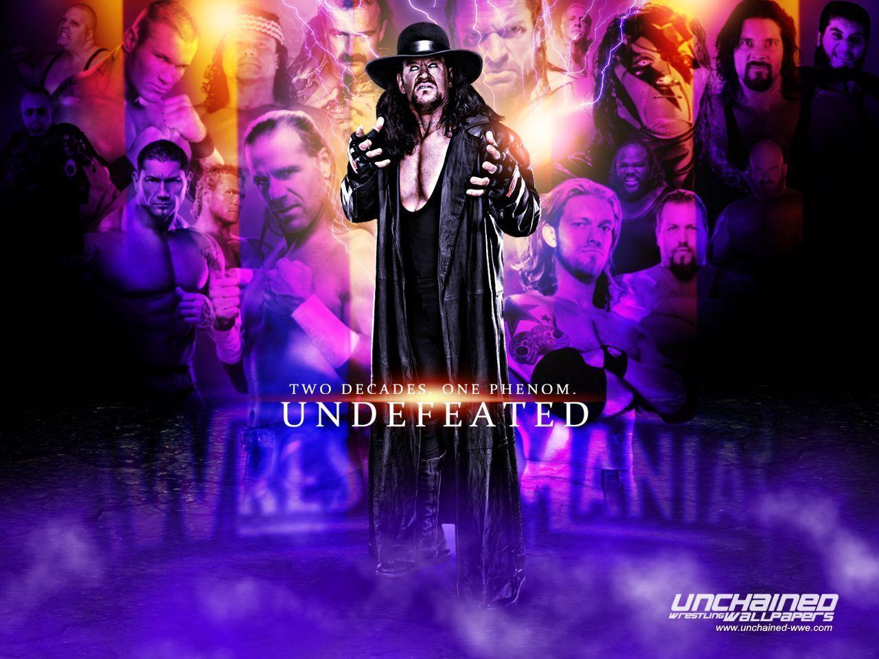 WWE The Undertaker "Undefeated" Wallpaper Unchained WWE.com