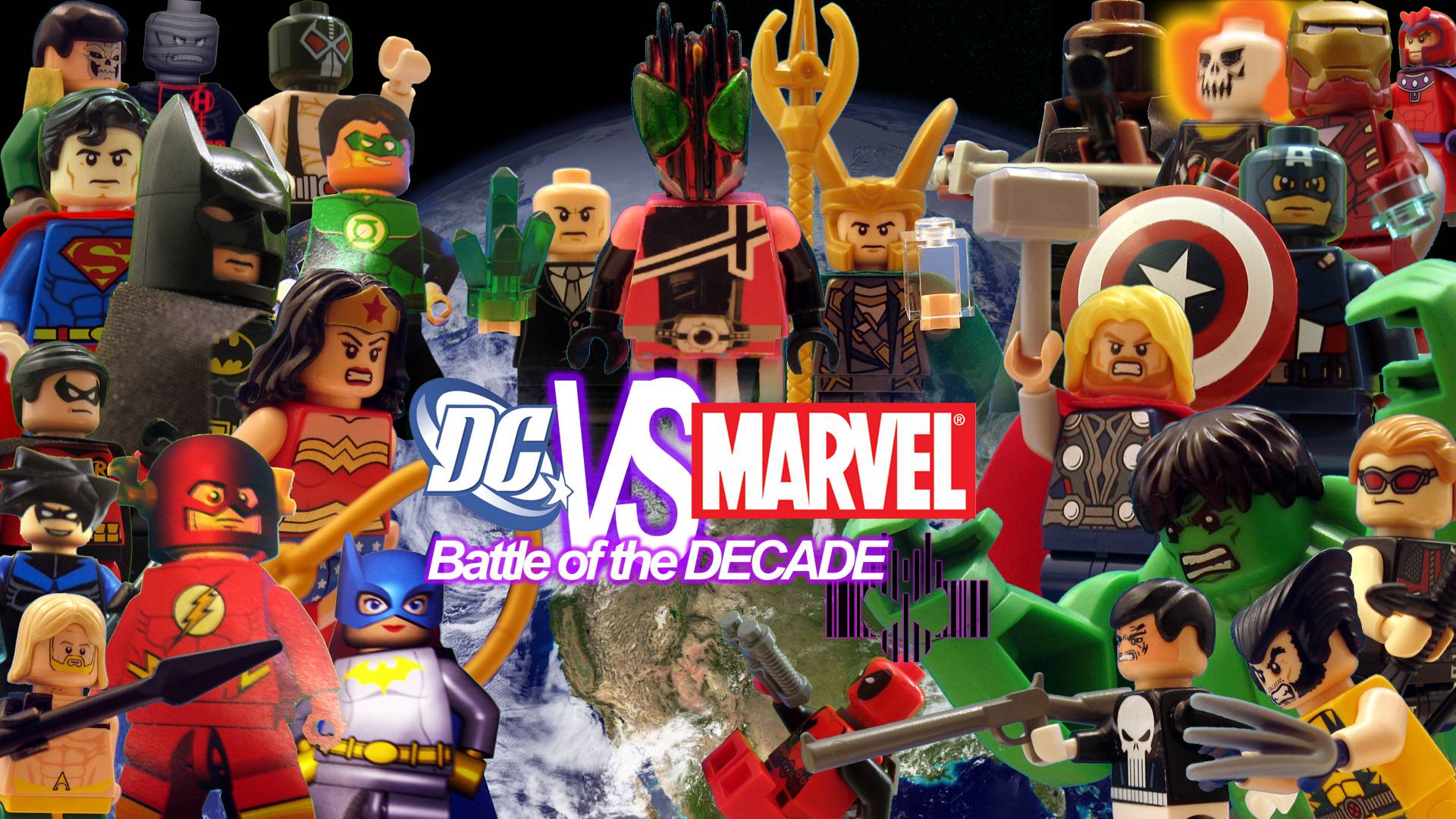 LEGO DC VS MARVEL: Battle of the Decade Wallpaper