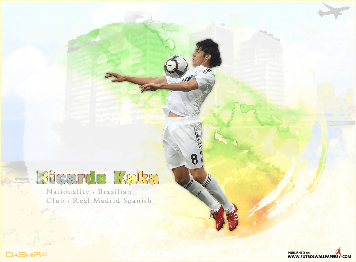 FOOTBALL WORLD: Ricardo Kaka Wallpaper Real Madrid HD