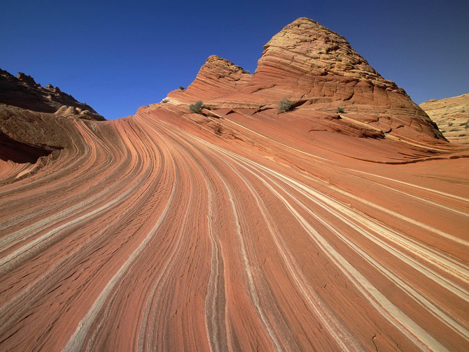 Sandstone patterns of petrified sand dunes free desktop background