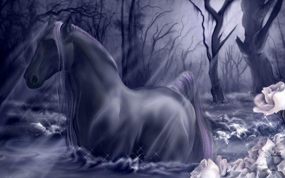 Fantasy Forest  Desktop Nexus Wallpapers  Fantasy horses Horse wallpaper  Horses