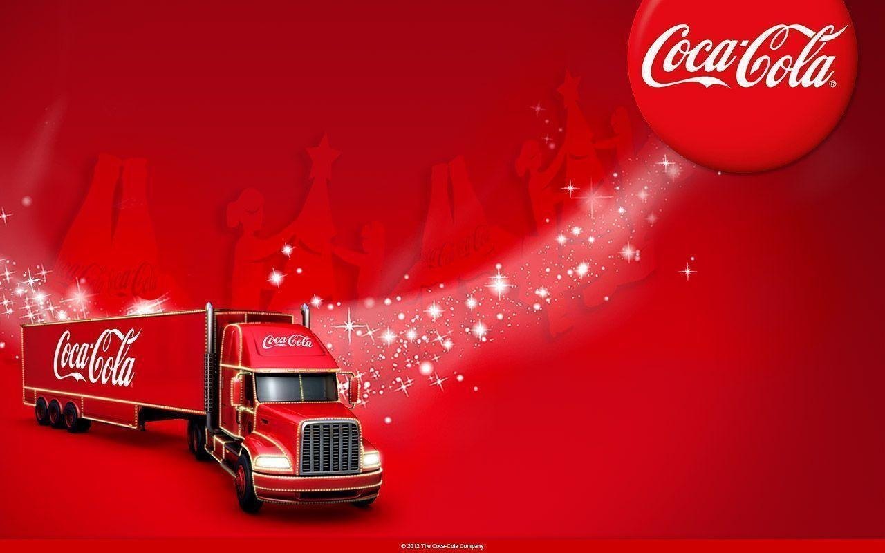 Coca Cola Christmas Truck Wallpaper