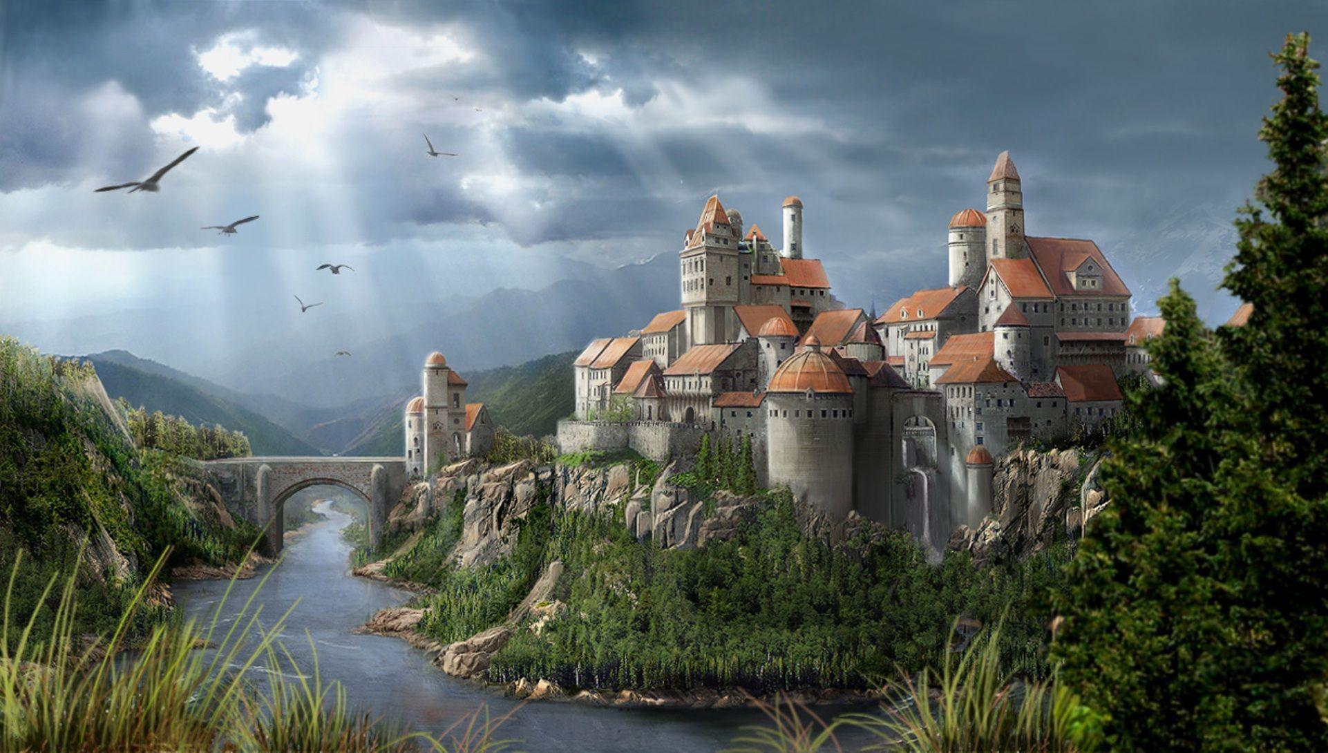 Fantasy Castle free image wallpaper. wollpopor