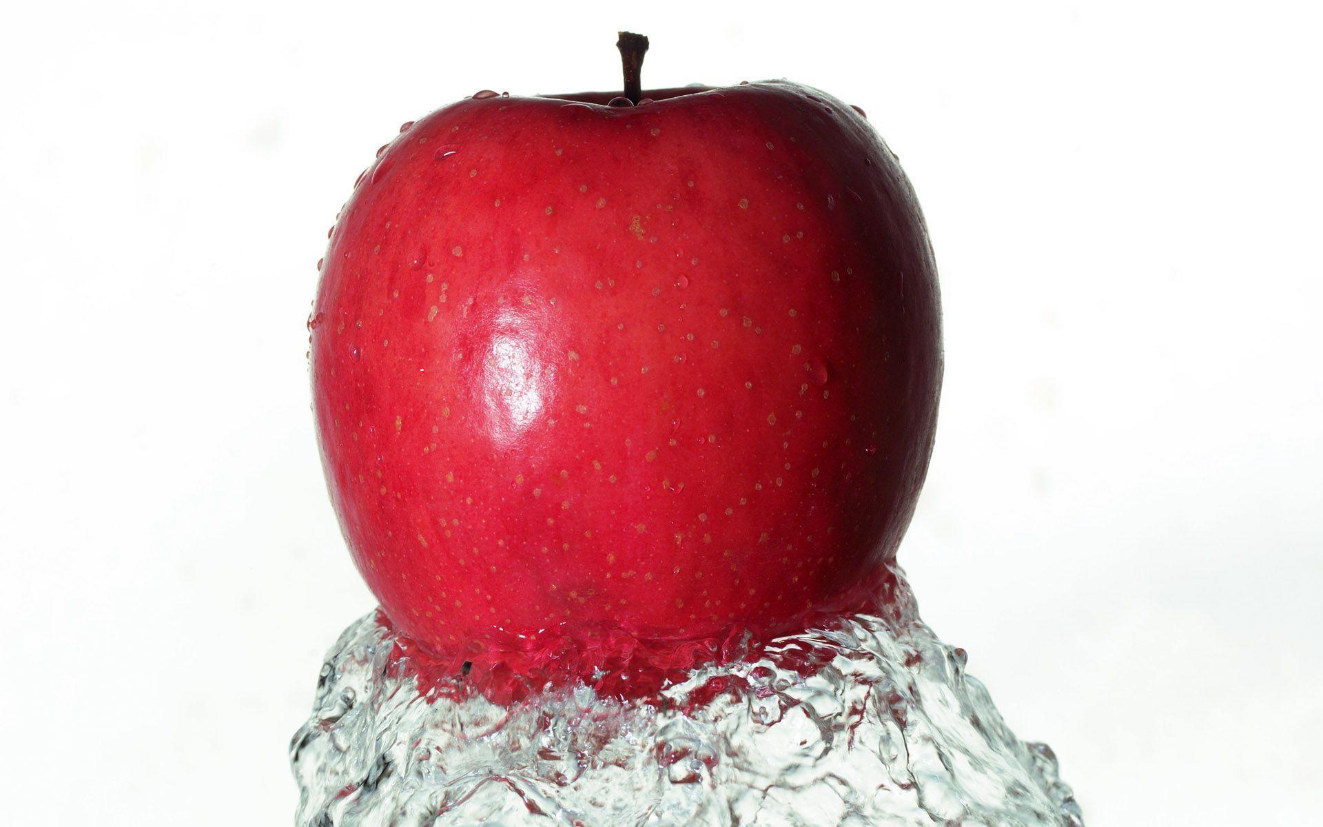 Desktop dark red apple fruits wallpaper