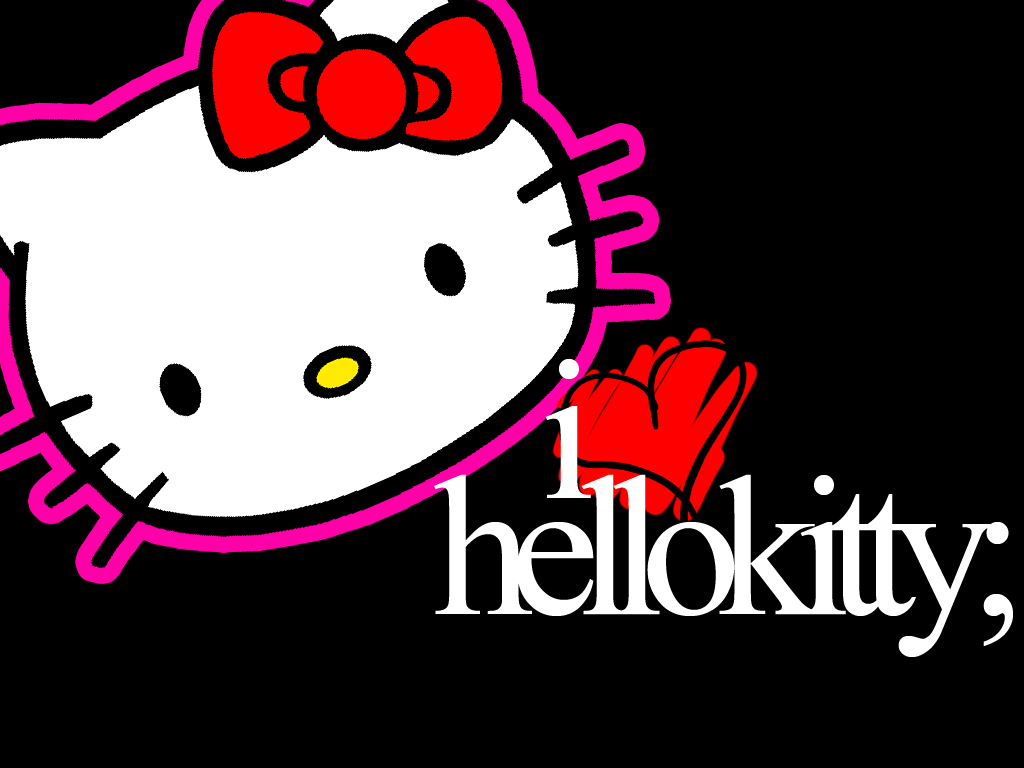 Pink And Black Hello Kitty Backgrounds