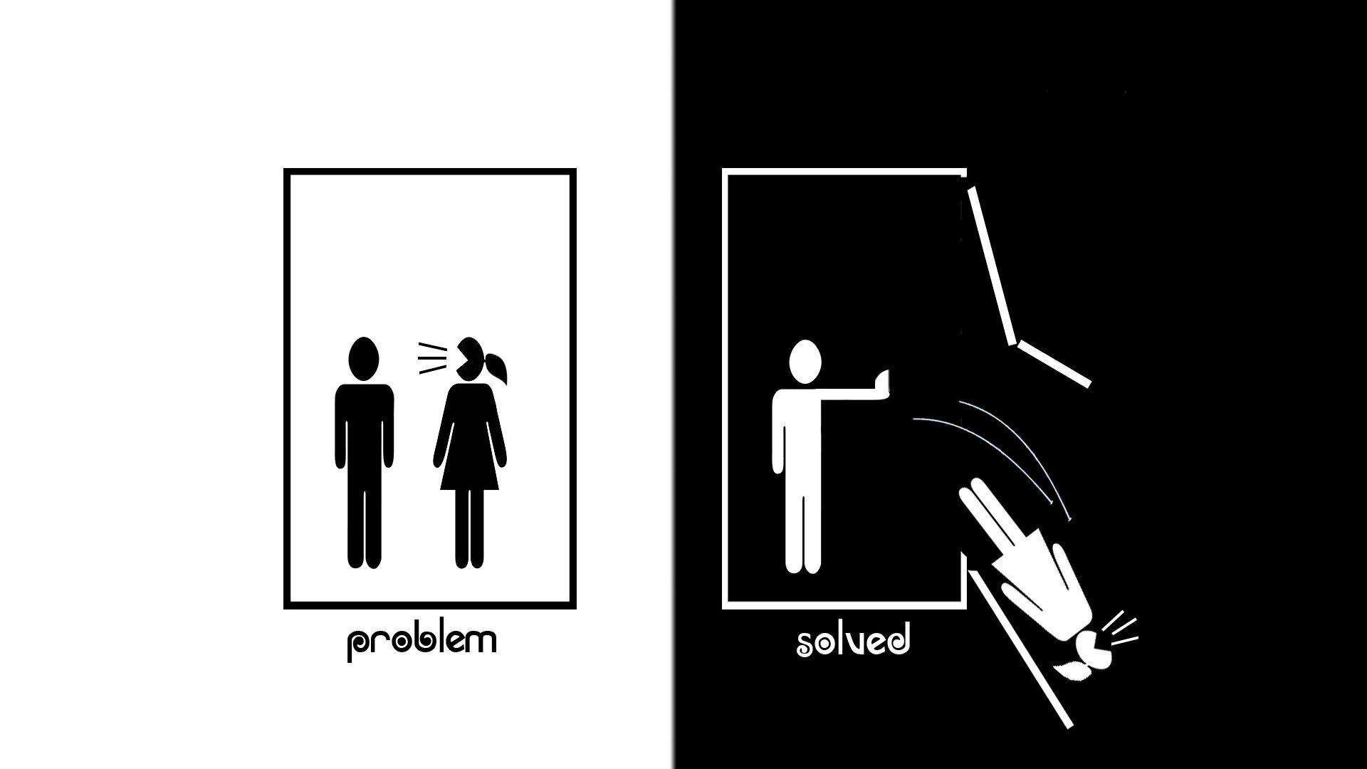 Funny Couple Love High Resolution Wallpaper