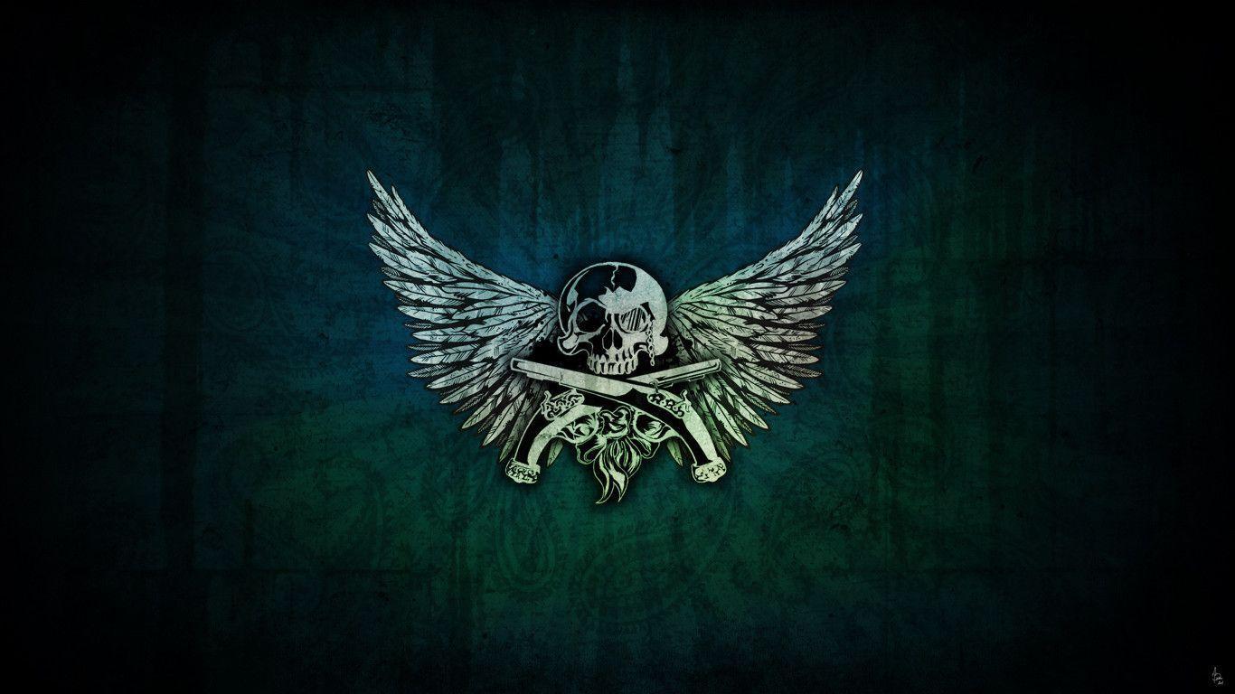 Plain Skull Background