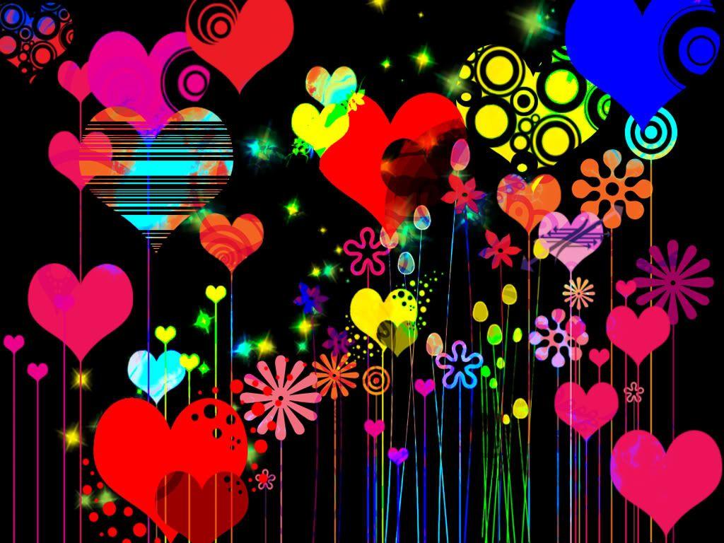 funky hearts image funky HD wallpaper and background photo