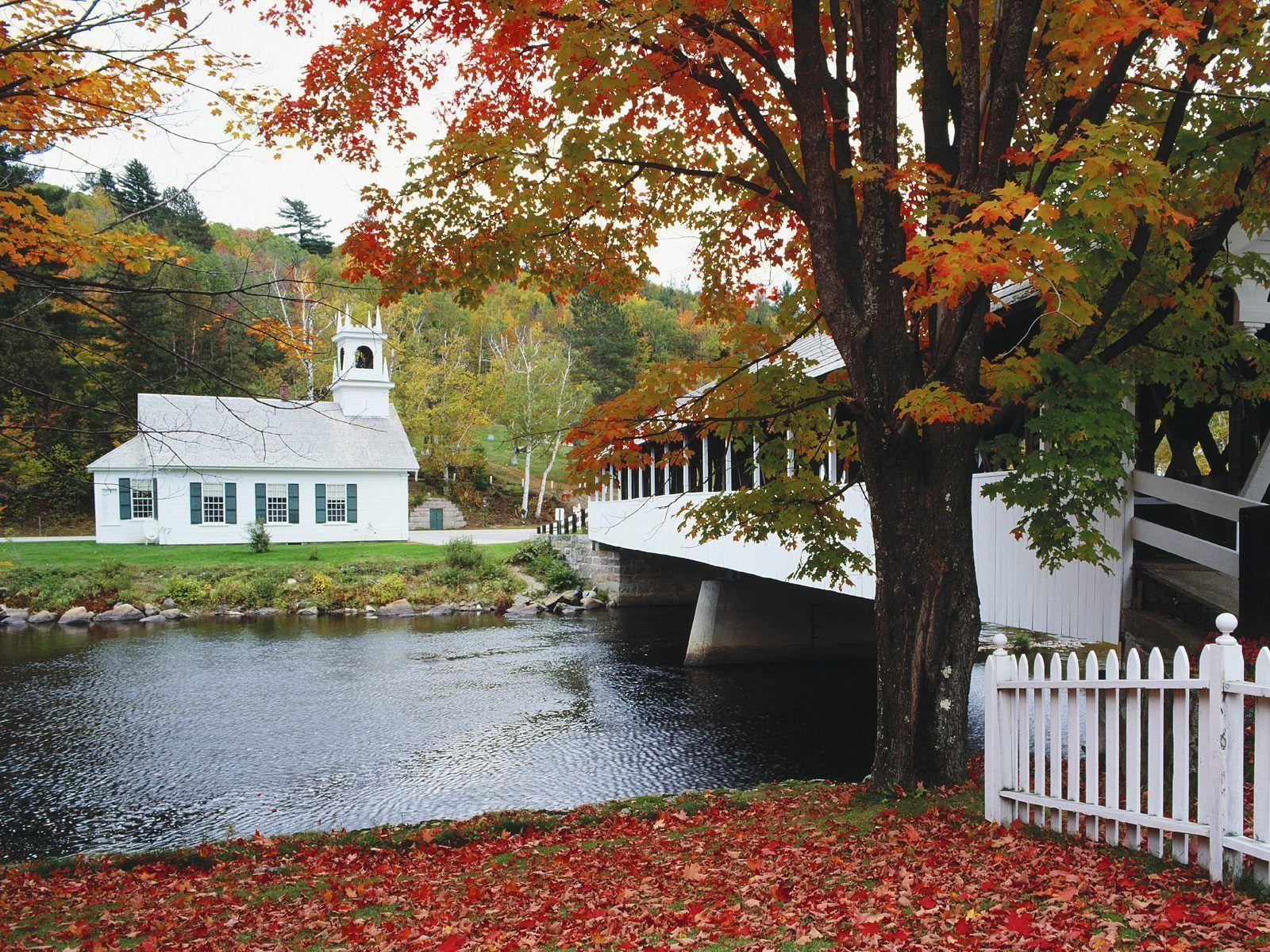 Seasonal Color New Hampshire Desktop Wallpaper