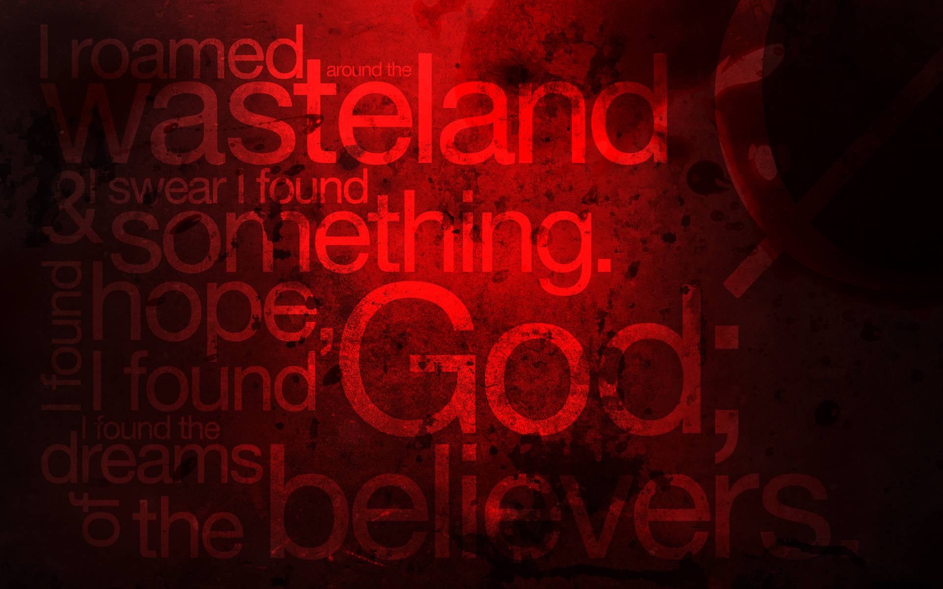 Blood Red Wallpaper Earth: The End is Near. Thirty3RPM