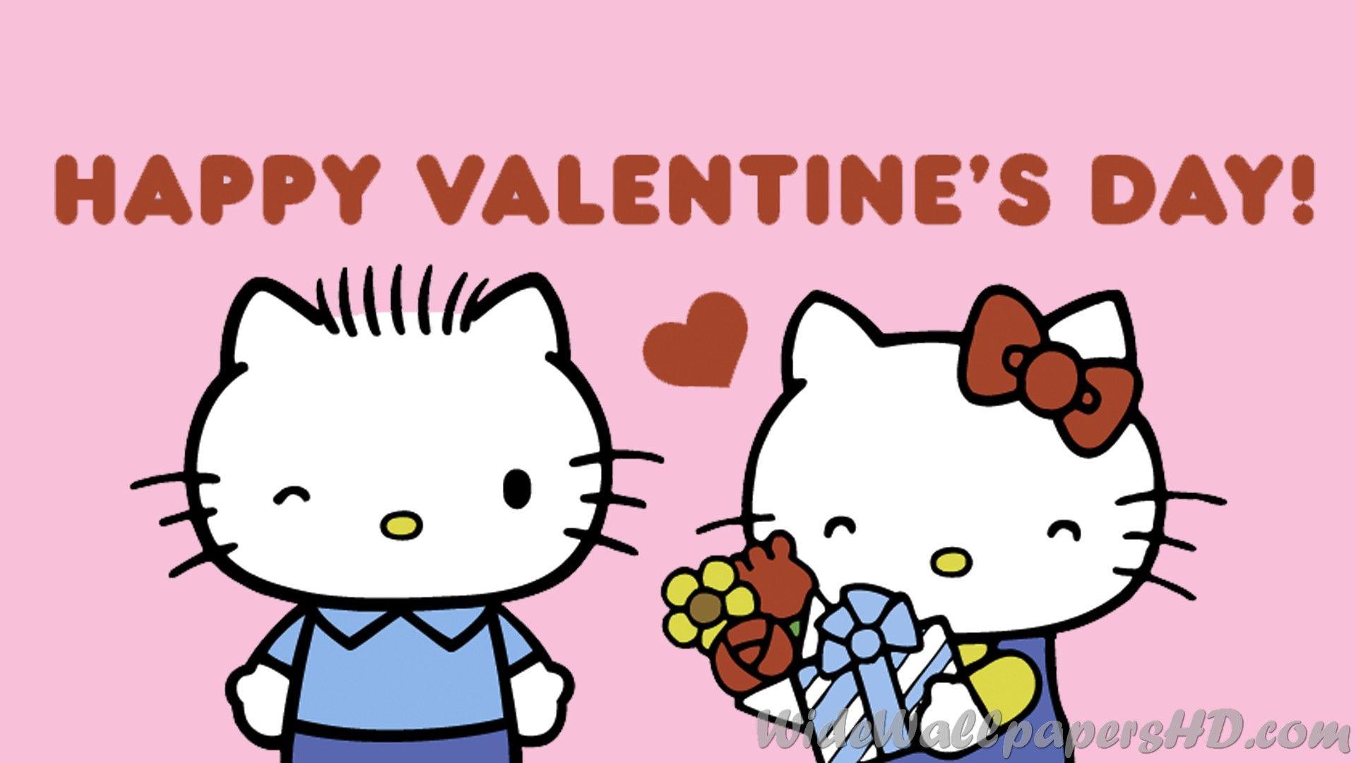  Hello  Kitty  Valentine  Wallpapers Wallpaper Cave