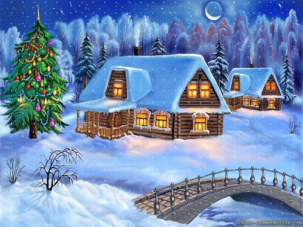 Download Beautiful Christmas Eve Wallpaper. Full HD Wallpaper