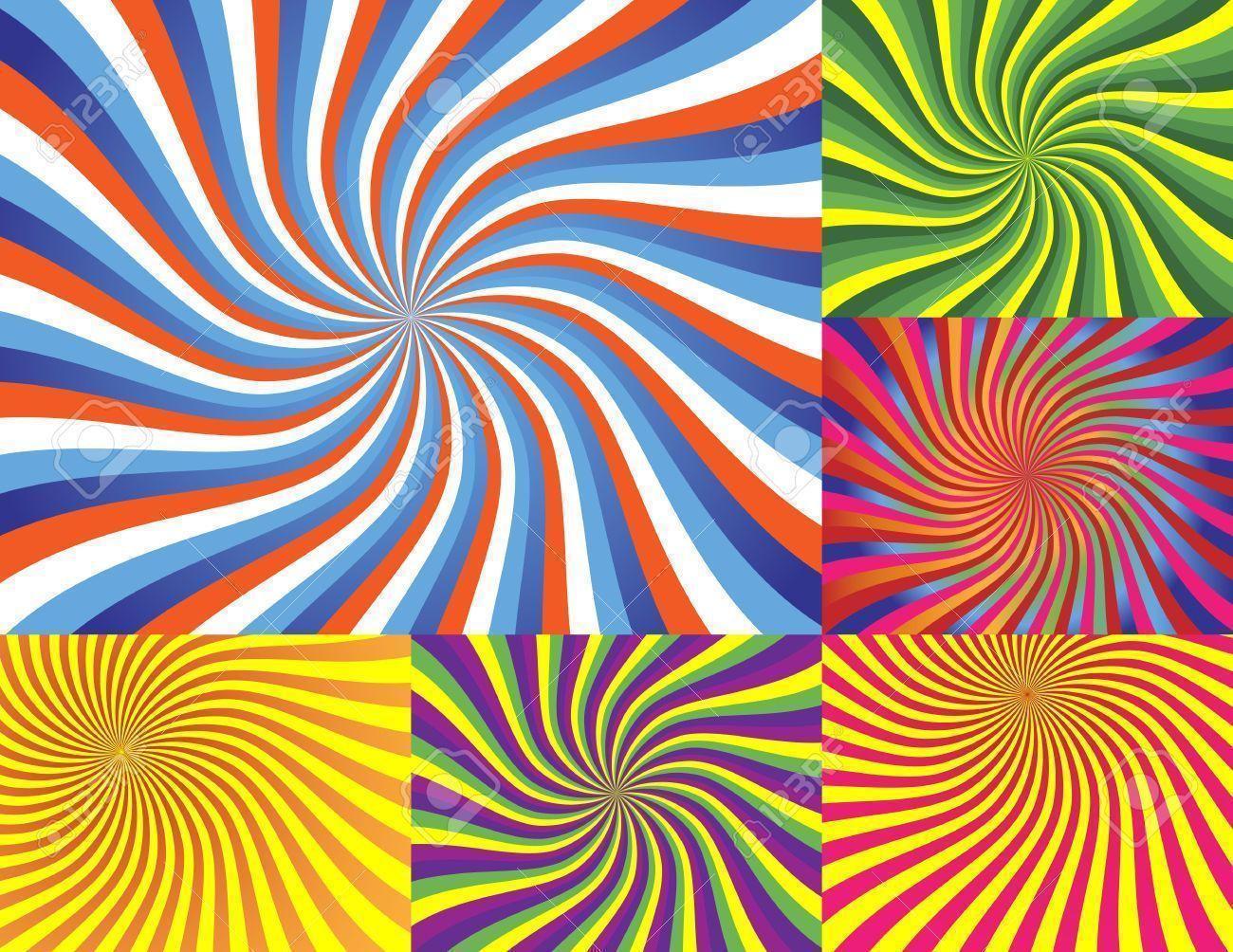Very Colorful Wave Background Royalty Free Clipart, Vectors