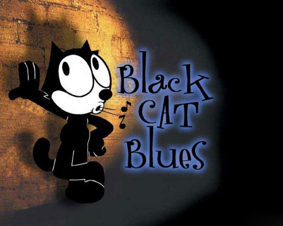 Black Cat Blues Desktop Wallpaper FREE on Latoro.com