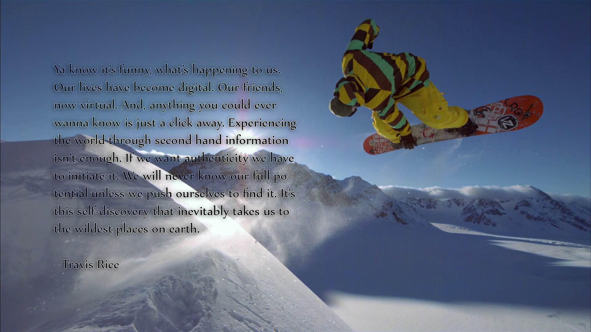 Travis Rice Wallpaper