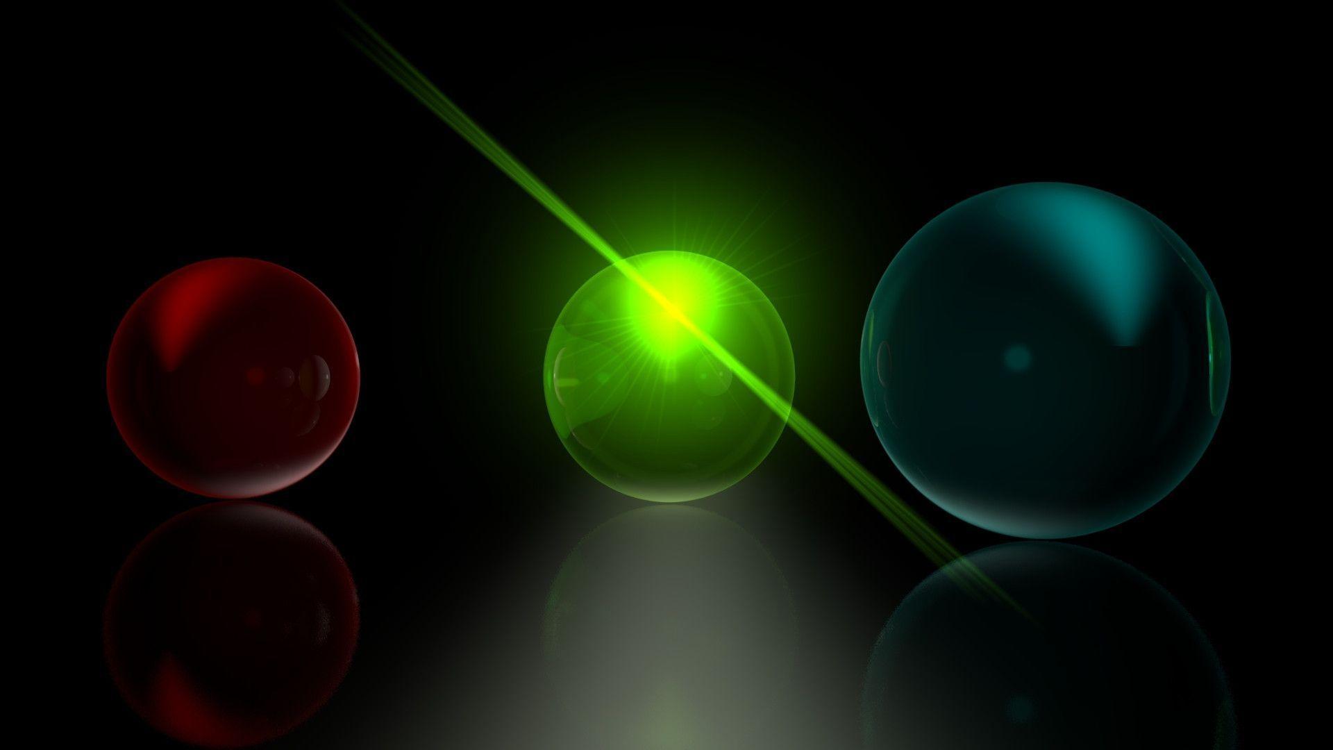 Glass Balls 4d Wallpaper. Glass Balls 4d Background