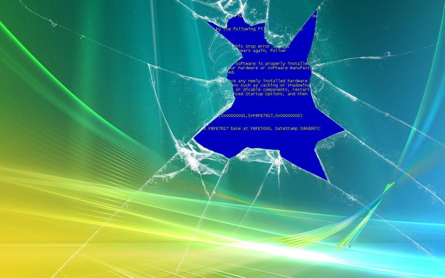 cabirocr: Blue Screen Wallpaper