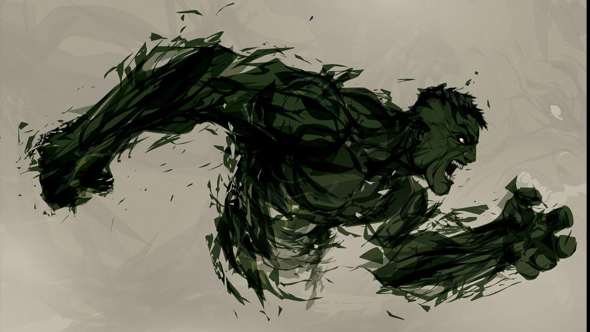 Incredible Hulk Abstract Art Exclusive HD Wallpaper #