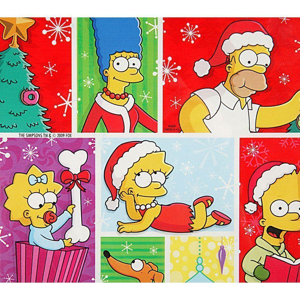 The Simpsons Christmas Wallpaper