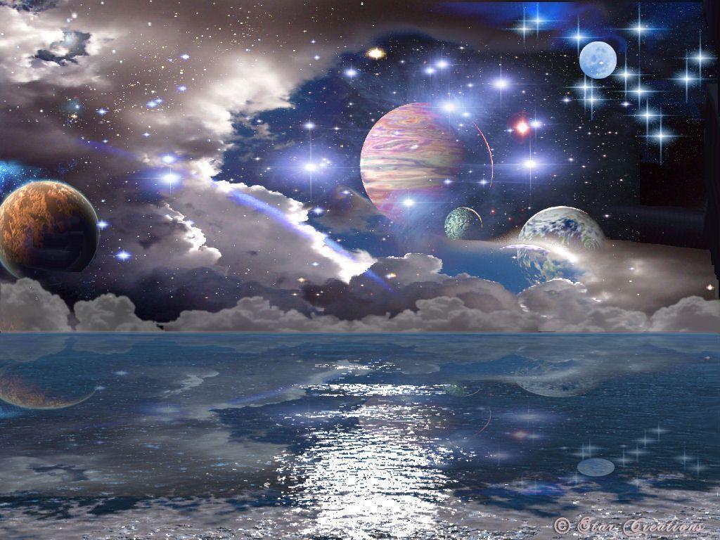 space planets wallpaper img18 «1024x768 «Space art «Universe