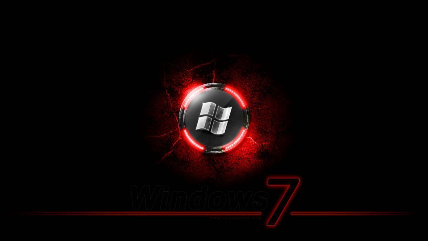 Windows 7 Black Red Wallpapers Free Download Wallpapers