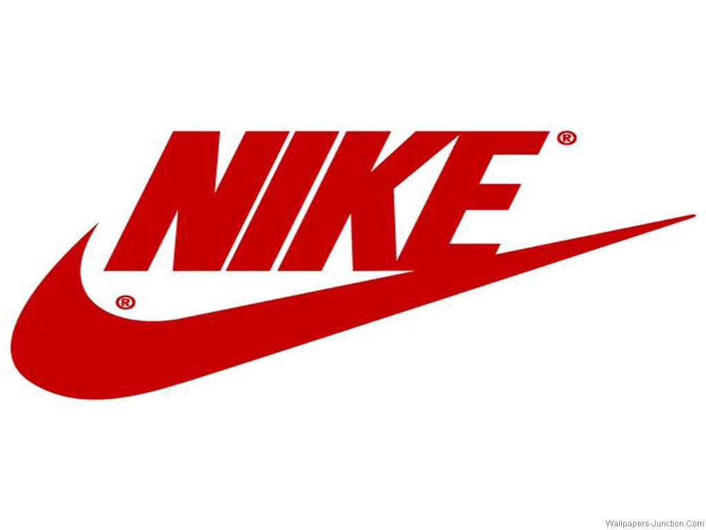 Wallpaper For > Red Nike Logo With Black Background