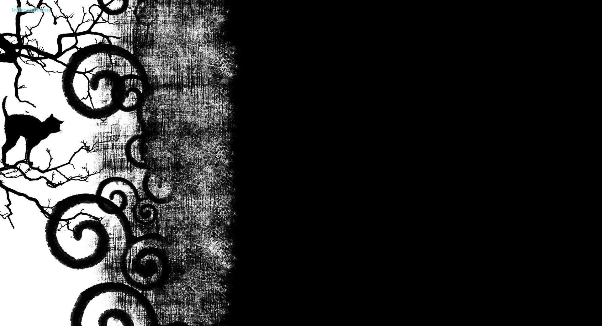 Black cat twitter background twitter background. Black