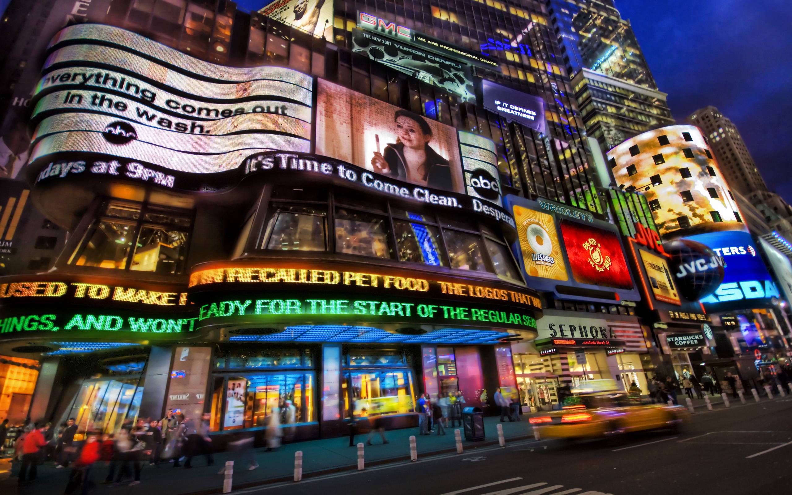 Pix For > Times Square Wallpaper